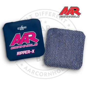 AAR - Ripper-X - 2027 Pro Bags Cornhole Bags AAR Cornhole Navy/Pink