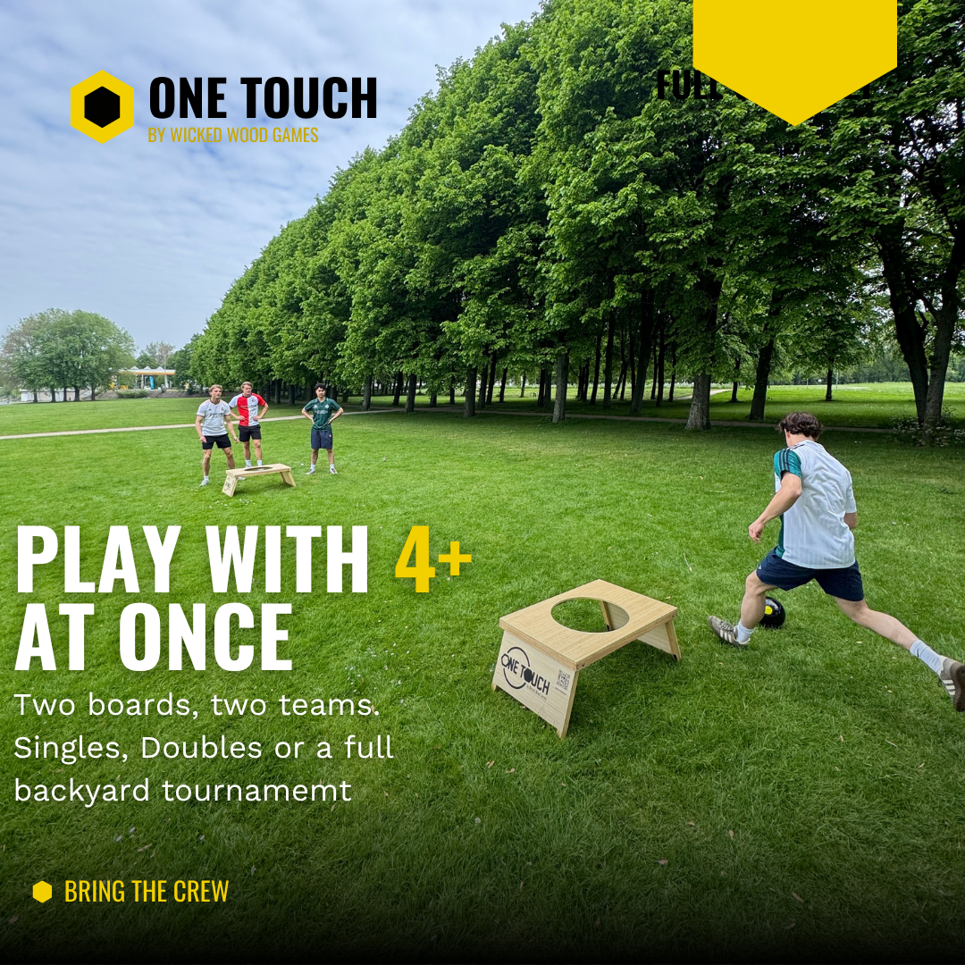 Custom OneTouch - Complete Set Eigen Design - Inclusief 2x boards / Voetbal / Draagtas