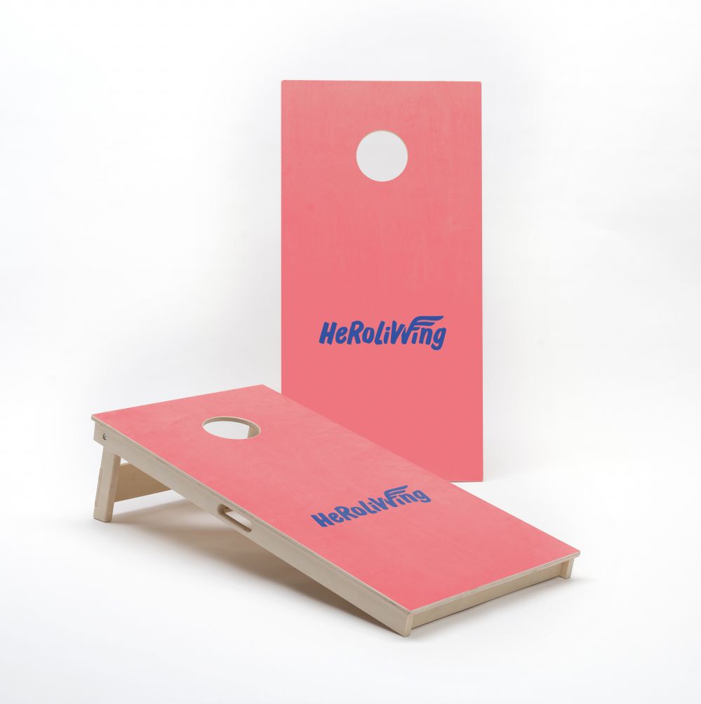 Cornhole Set met Eigen Design (Test Tjarco) Cornhole sets Wicked Wood Games
