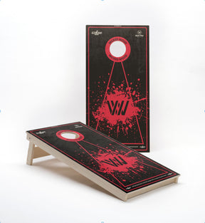 Wicked Wood - For the W - ACL Comp Boards Cornhole sets Wicked Wood Games Red